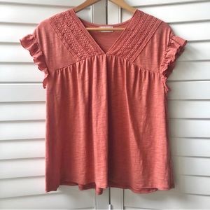 Alter’d State Dusty Rose Babydoll Blouse